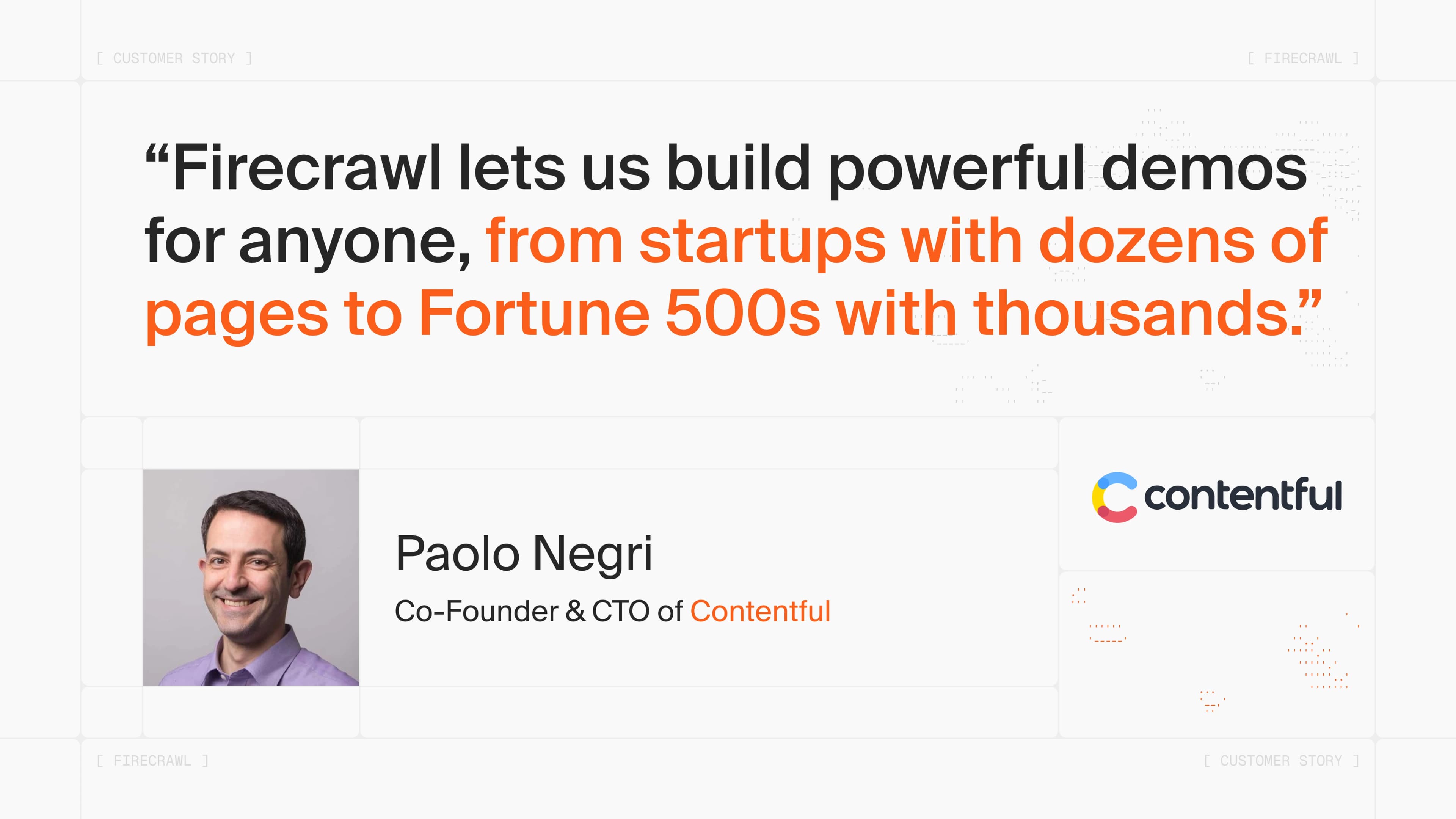 How Contentful Turns Any Website Into a Personalized Demo With Firecrawl