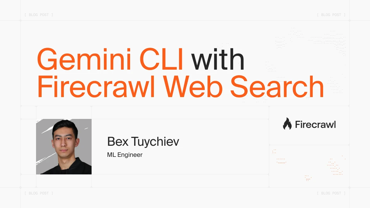 How to Extend Gemini CLI With Firecrawl Web Search image