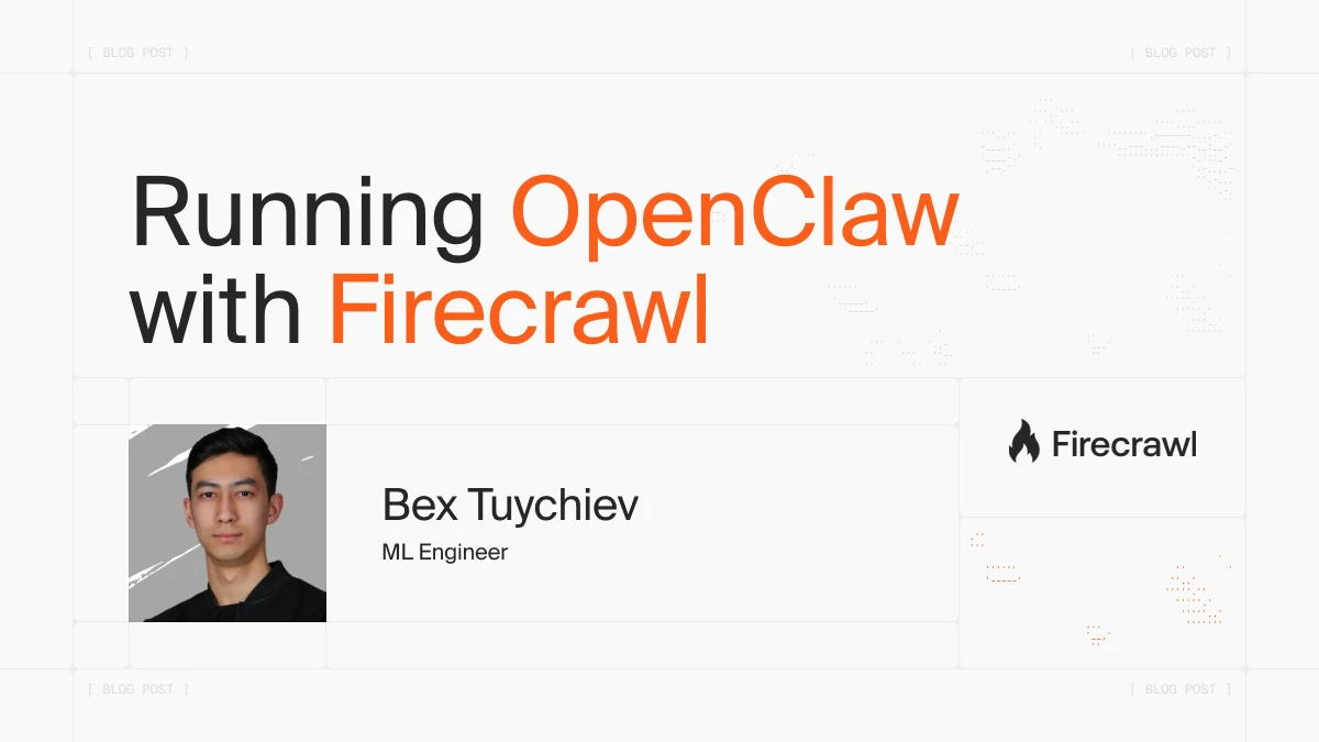 OpenClaw Guide: Build a Personal Agent with Internet Access Using Firecrawl image