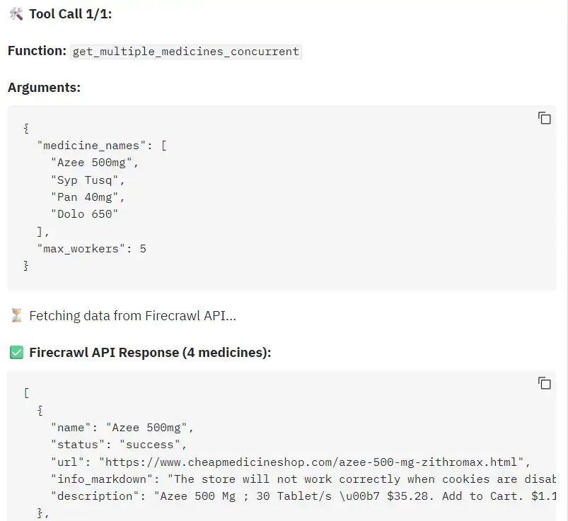 Medical Prescription Analyzer project demo