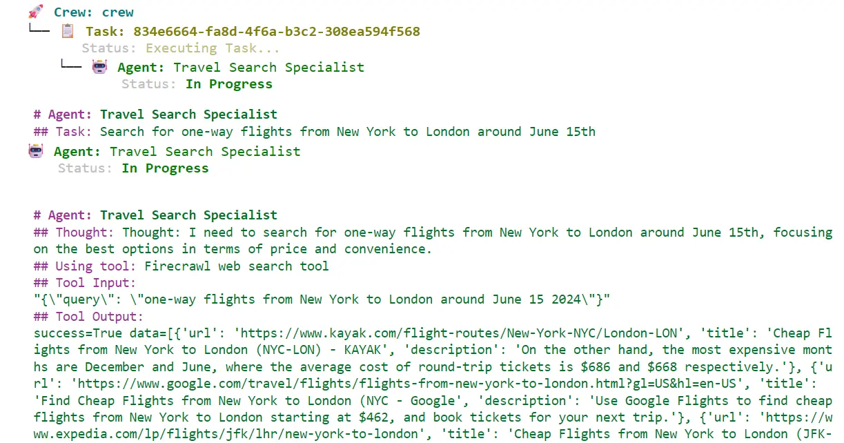 Create Multi-Agent Applications with CrewAI demo