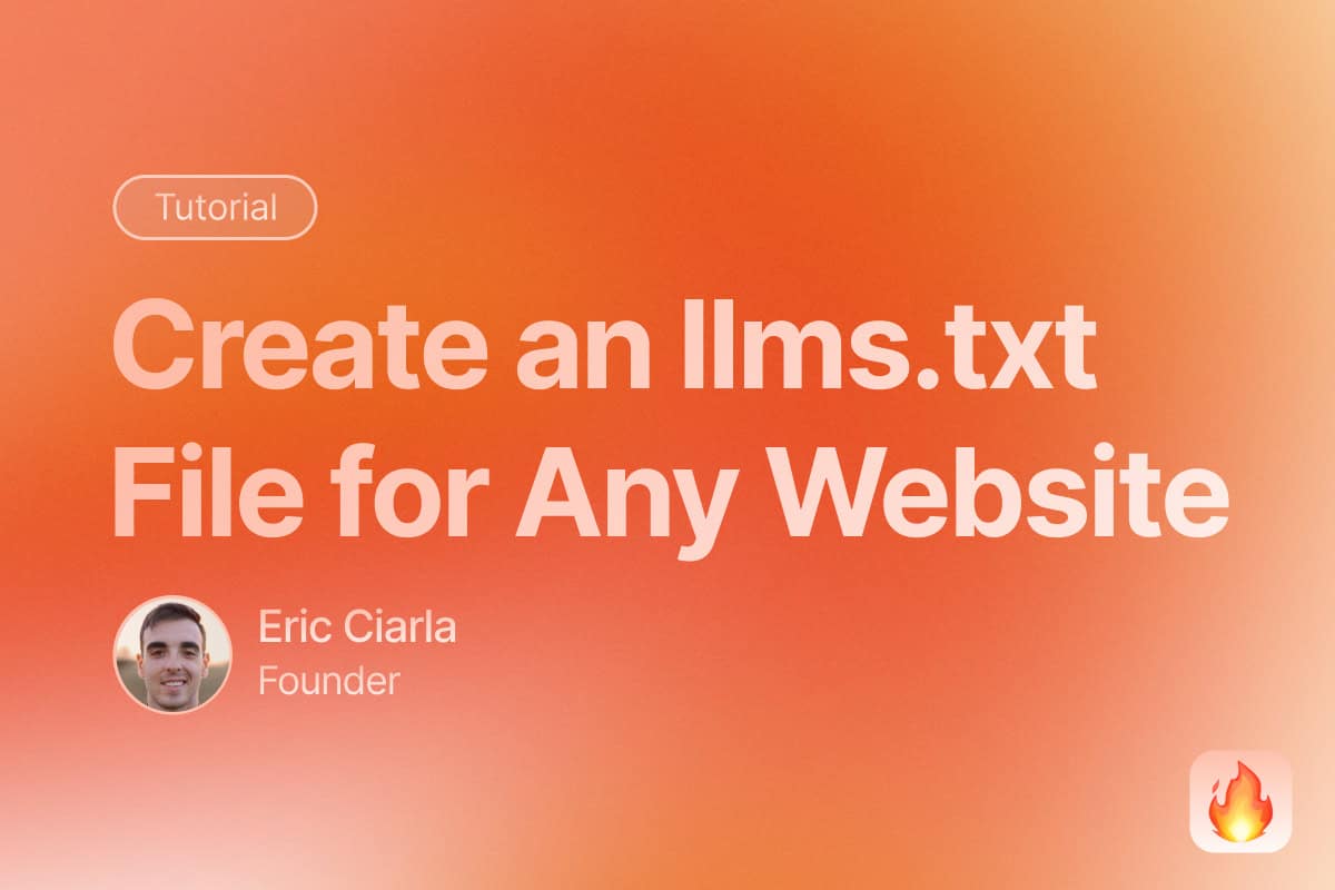 How to Create an llms.txt File for Any Website