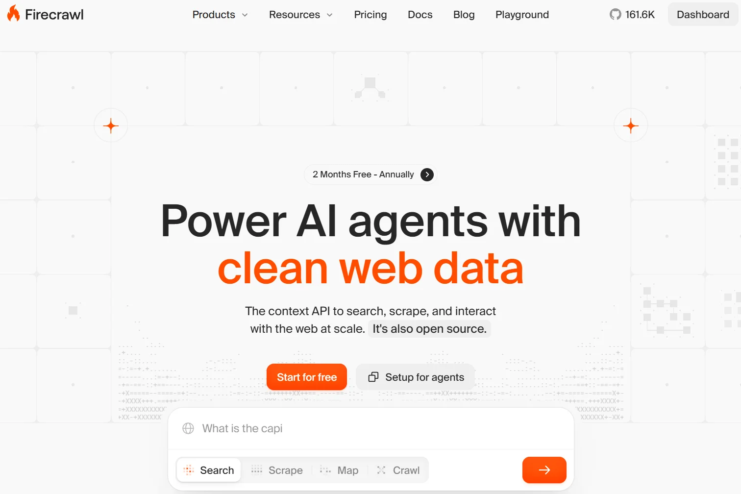 Firecrawl homepage