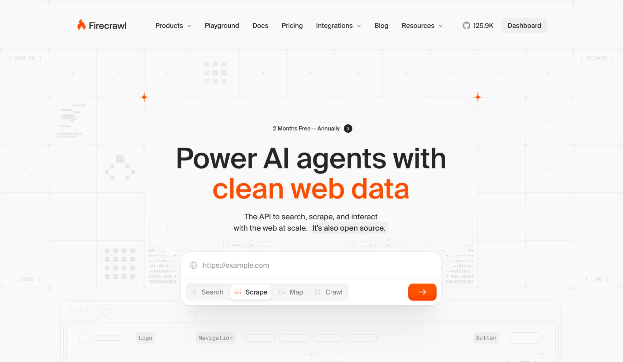 Firecrawl homepage