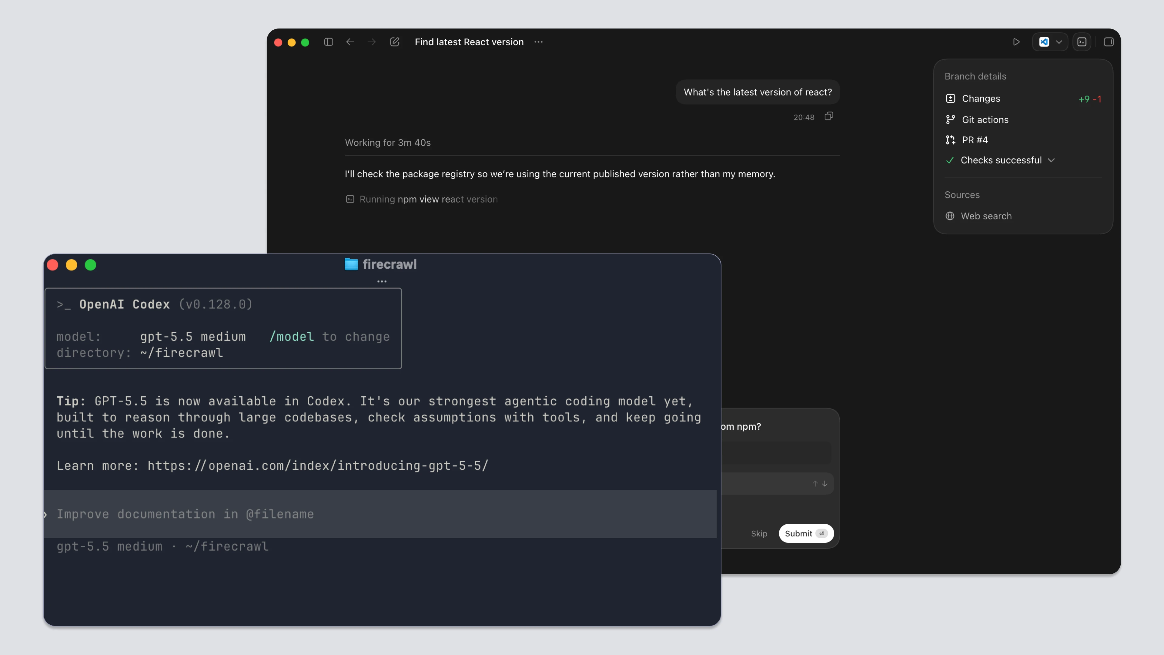 Codex CLI and Desktop App