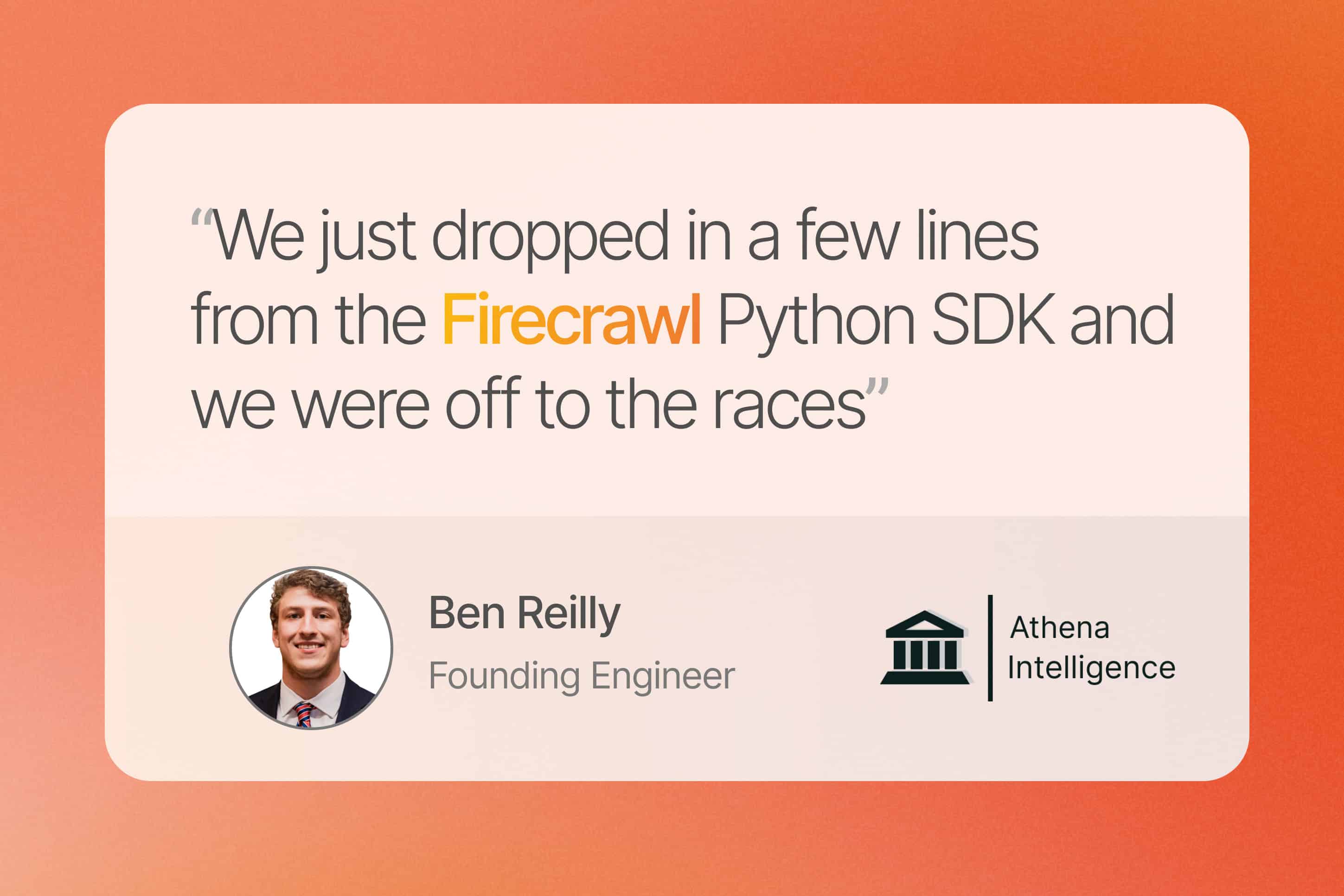 How Athena Intelligence Empowers Enterprise Analysts with Firecrawl image