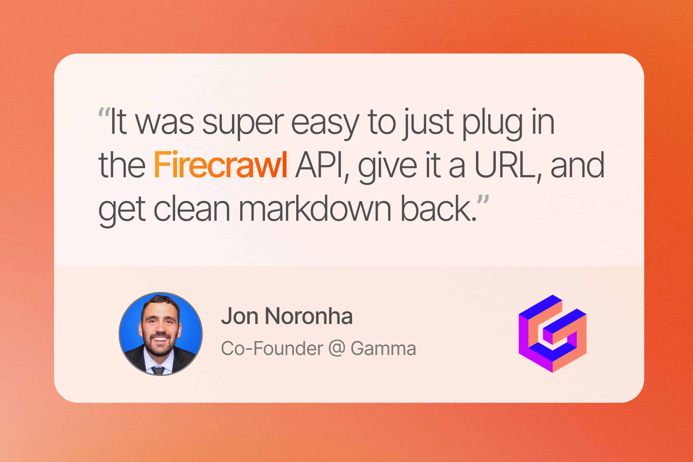 How Gamma Supercharges Onboarding with Firecrawl