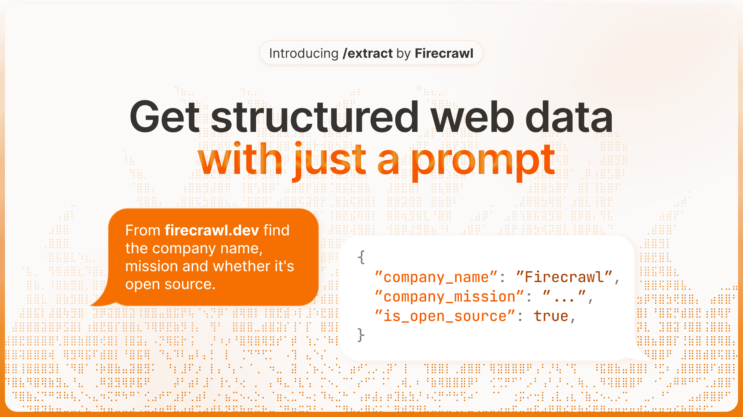 Introducing /extract: Get structured web data with just a prompt