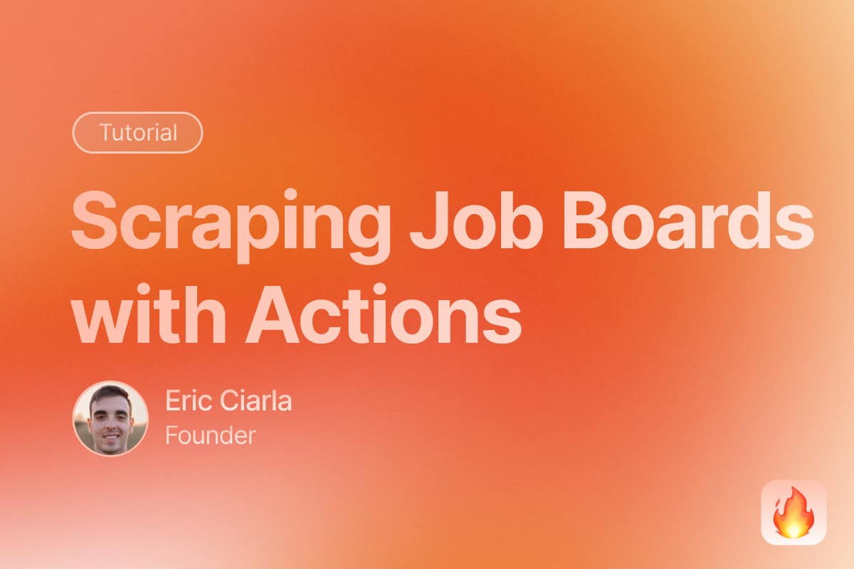 Scraping Job Boards Using Firecrawl Actions and OpenAI image