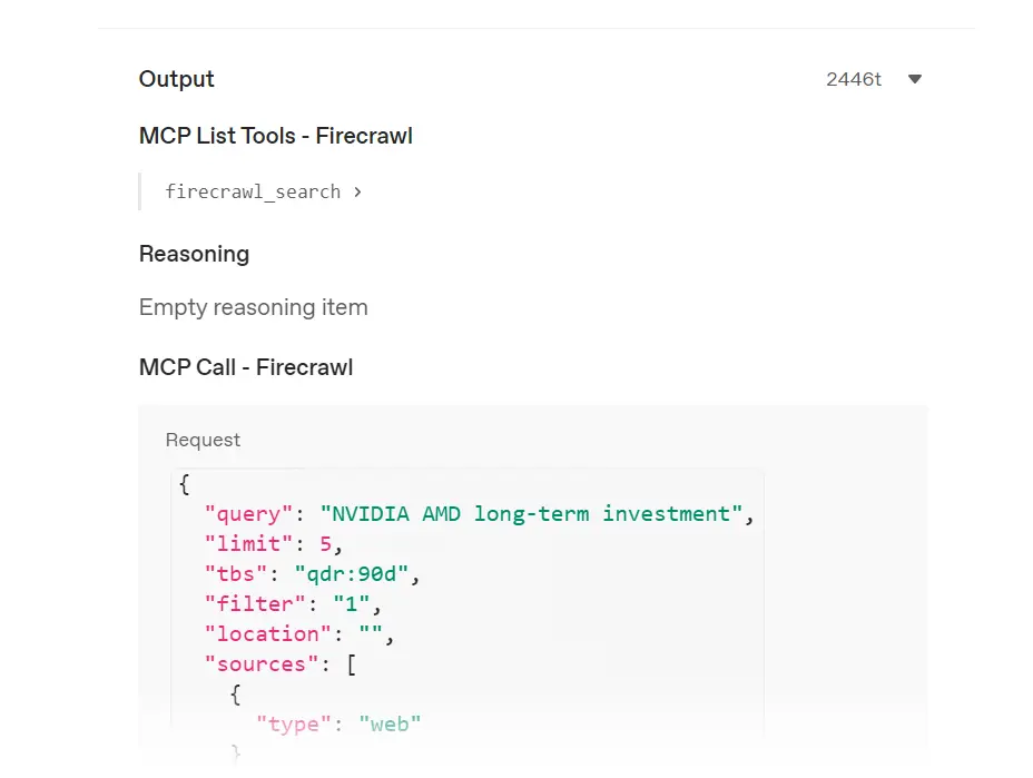 In depth evaluation of the tool call