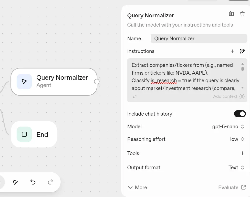Query Normalizer agent