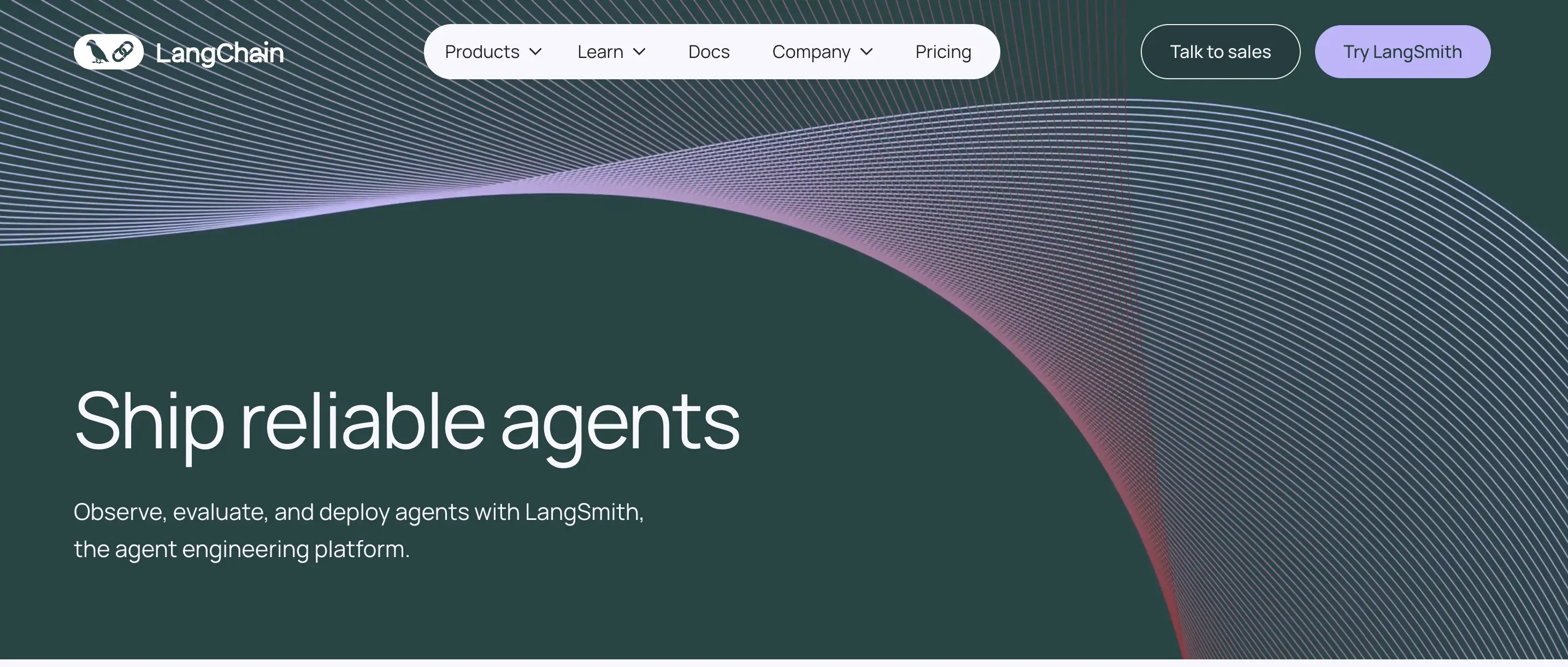 LangChain logo - open-source framework for building LLM applications and RAG systems