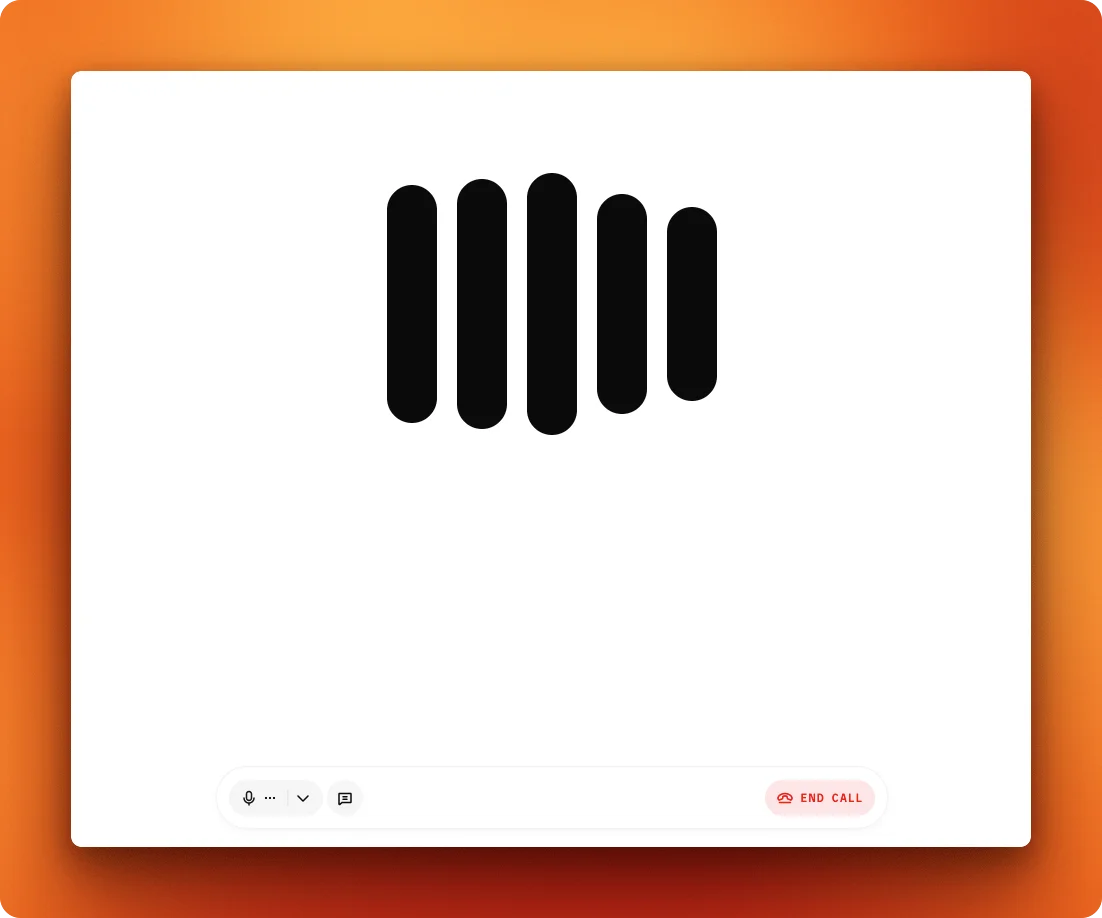 Active real-time voice conversation with the Gemini Live assistant in the LiveKit Agent Playground