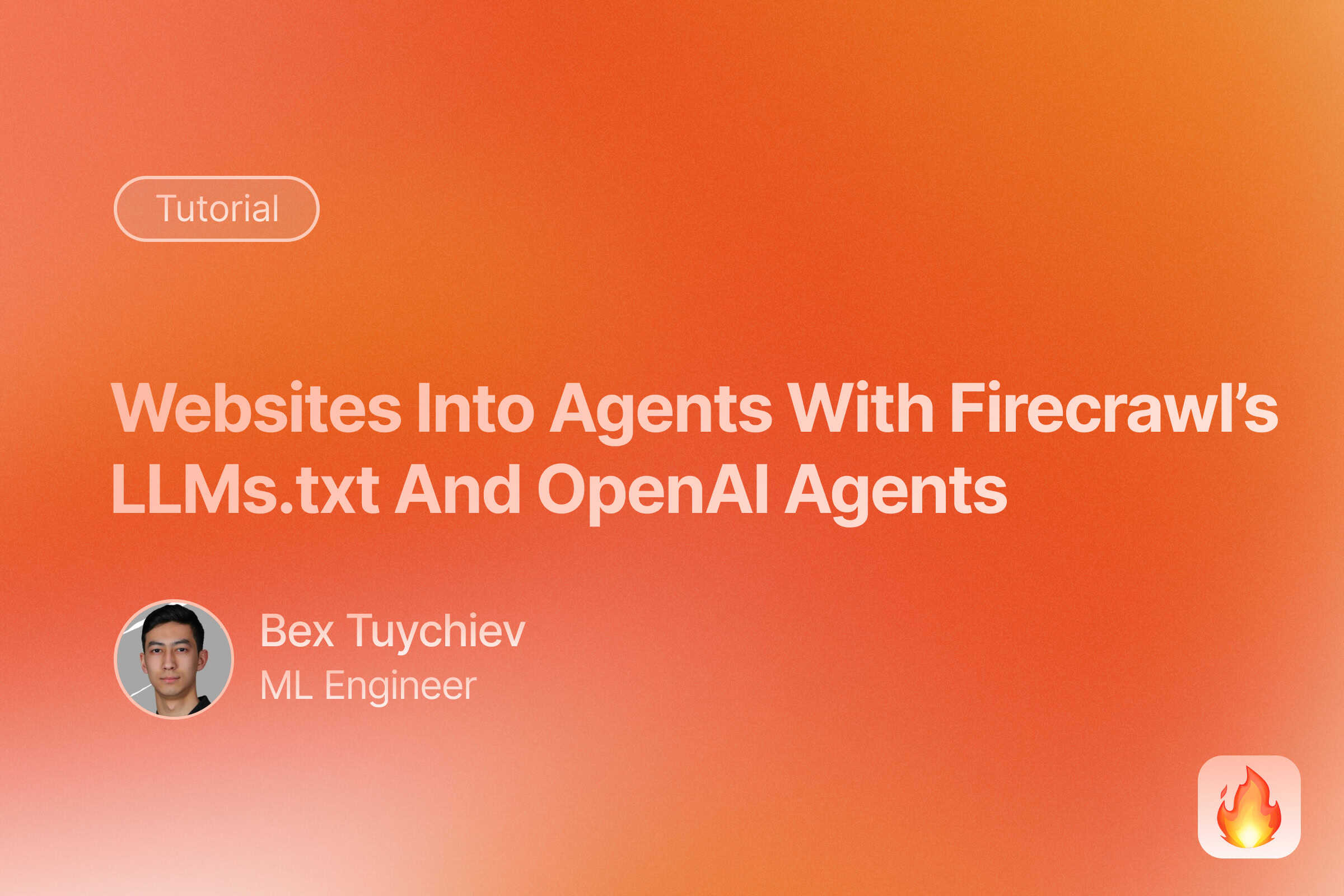 Converting Entire Websites into Agents with Firecrawl's LLMs.txt Endpoint and OpenAI Agents SDK