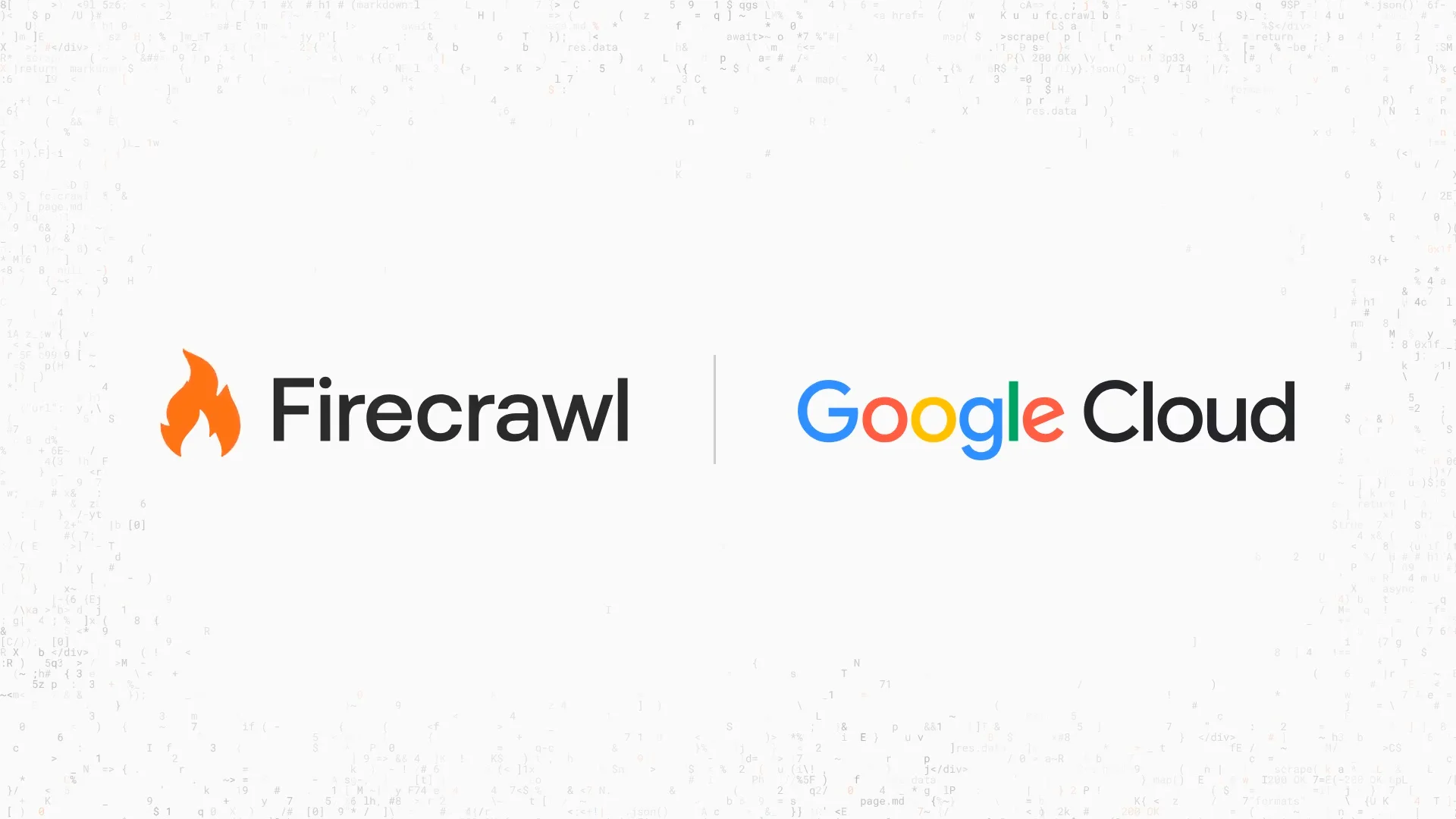 Firecrawl and Google Cloud logos side by side